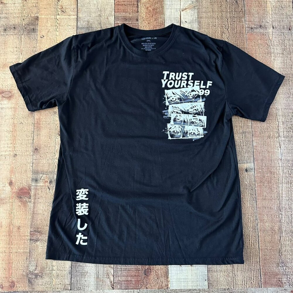 Trust Yourself Graphic Tee - Anime Eyes Design "Trust Yourself 99" - GSTR - 2XL